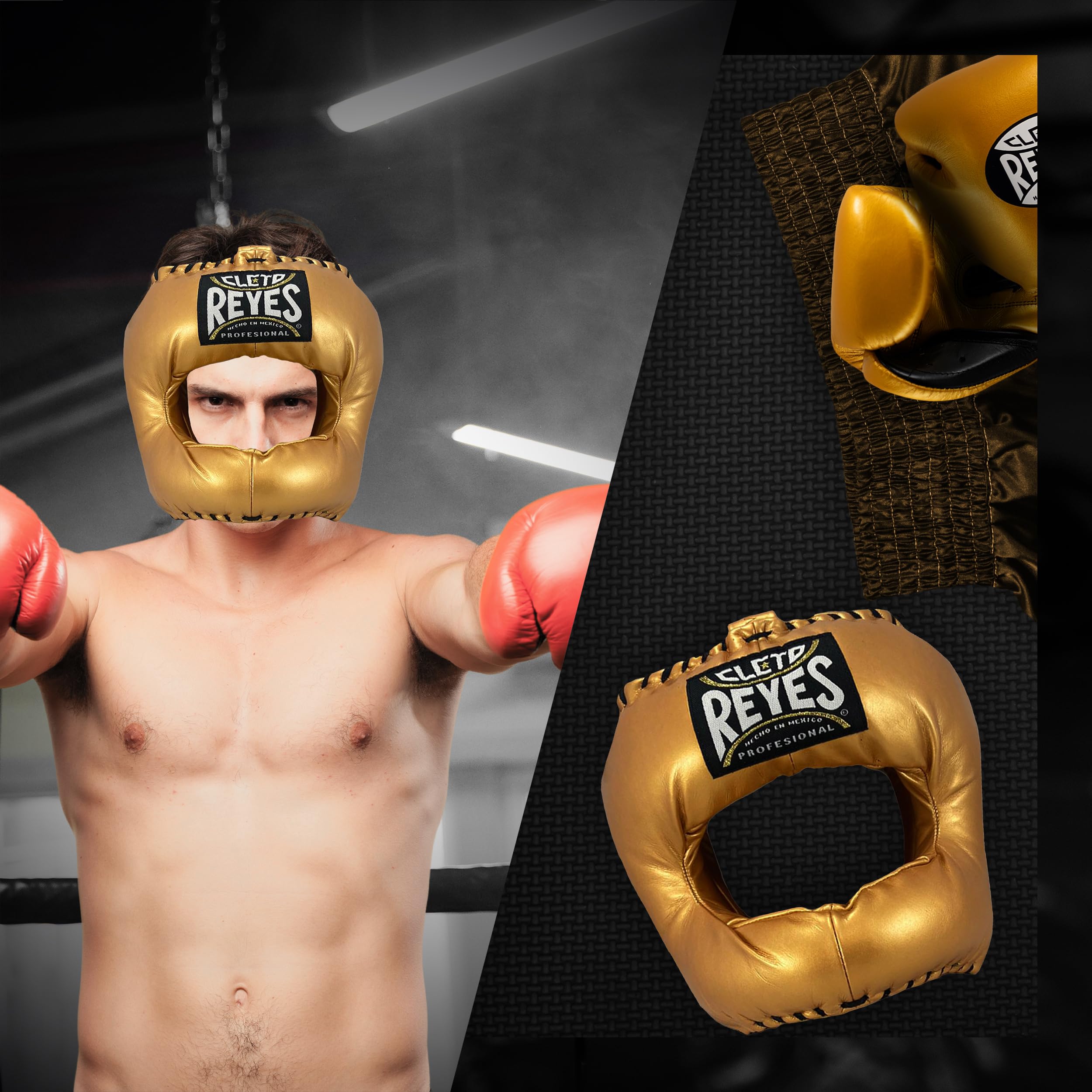 CLETO REYES ゴールド ヘッドギア CLETO REYES ゴールド